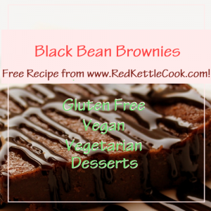 Black Bean Brownies Free Recipe from RedKettleCook.com!