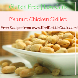 Peanut Chicken Skillet Free Recipe from RedKettleCook.com!