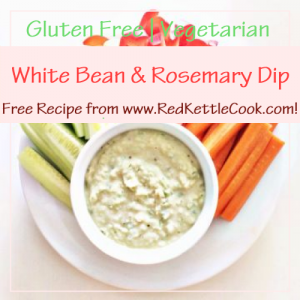 White Bean & Rosemary Dip Free Recipe from RedKettleCook.com!