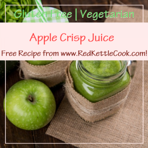 Apple Crisp Juice Free Recipe from RedKettleCook.com!