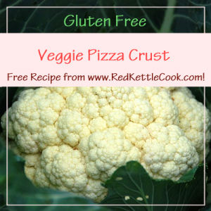 Veggie Crust Pizza Free Recipe from www.RedKettleCook.com!