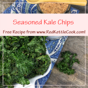 Seasoned Kale Chips Free Recipe from RedKettleCook.com!