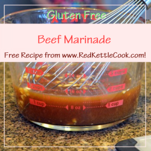 Beef Marinade Free Recipe from RedKettleCook.com!