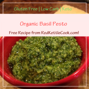 Organic Basil Pesto Free Recipe from RedKettleCook.com!