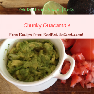 Chunky Guacamole Free Recipe from RedKettleCook.com!