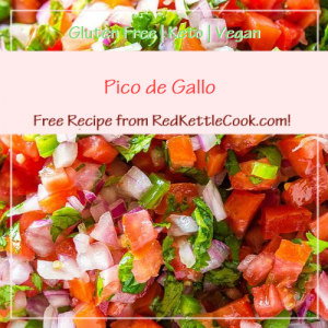 Pico de Gallo Free Recipe from RedKettleCook.com!