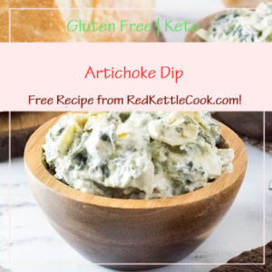 Artichoke Dip Free Recipe from RedKettleCook.com!