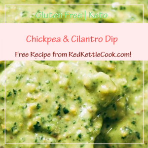 Chickpea & Cilantro Dip Free Recipe from RedKettleCook.com!