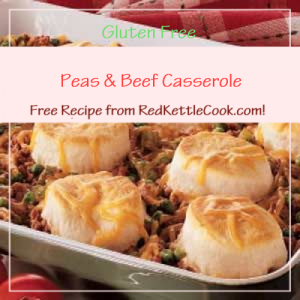 Peas & Beef Casserole Free Recipe from RedKettleCook.com!