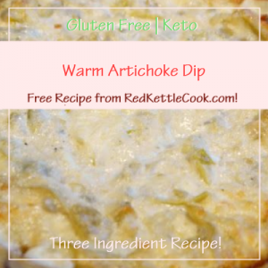 Warm Artichoke Dip Free Recipe from RedKettleCook.com!
