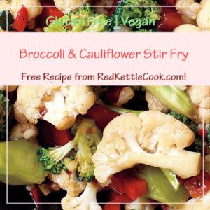 Broccoli & Cauliflower Stir Fry a Free Recipe from RedKettleCook.com!