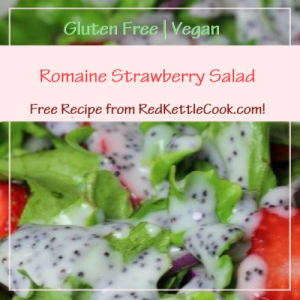 Romaine Strawberry Salad a Free Recipe from RedKettleCook.com!