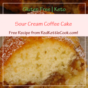 Sour Cream Coffee Cake a Free Recipe from RedKettleCook.com!