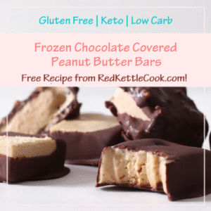 Frozen Chocolate Covered Peanut Butter Bars is a Free Recipe from RedKettleCook.com!