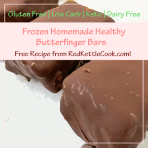 Frozen Homemade Healthy Butterfinger Bars is a Free Recipe from RedKettleCook.com!