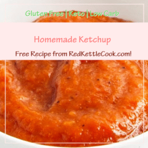 Homemade Ketchup is a Free Recipe from RedKettleCook.com!