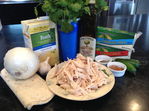 Easy Chicken Quesadillas Ingredients - Free Recipe from RedKettleCook.com!