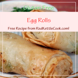 Egg Rolls Free Recipe from RedKettleCook.com!