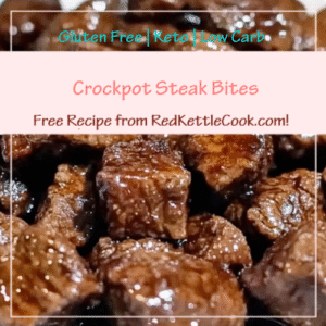 Crockpot Steak Bites is a Free Recipe from RedKettleCook.com!