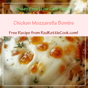 Chicken Mozzarella Bombs is a Free Recipe from RedKettleCook.com!