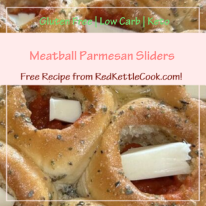 Meatball Parmesan Sliders is a Free Recipe from RedKettleCook.com!
