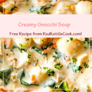 Creamy Gnocchi Soup is a Free Recipe from RedKettleCook.com!