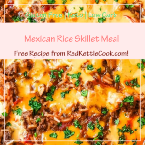 Mexican Chicken Alfredo Rice Casserole is a Free Recipe from RedKettleCook.com!