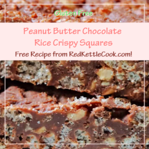 Peanut Butter Chocolate Rice Crispy Squares is a Free Recipe from RedKettleCook.com!