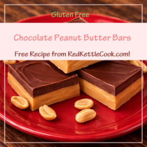 Chocolate Peanut Butter Bars is a Free Recipe from RedKettleCook.com!