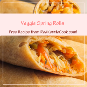 Veggie Spring Rolls is a Free Recipe from RedKettleCook.com!