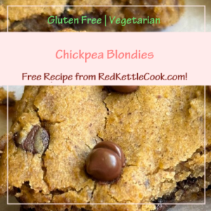 Chickpea Blondies is a Free Recipe from RedKettleCook.com!
