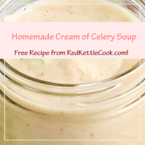 Homemade Cream of Celery Soup is a Free Recipe from RedKettleCook.com!
