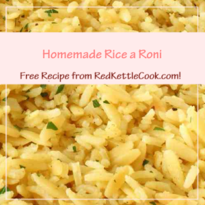 Homemade Rice a Roni is a Free Recipe from RedKettleCook.com!