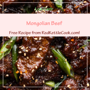 Mongolian Beef is a Free Recipe from RedKettleCook.com!