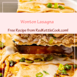 Wonton Lasagna is a Free Recipe from RedKettleCook.com!